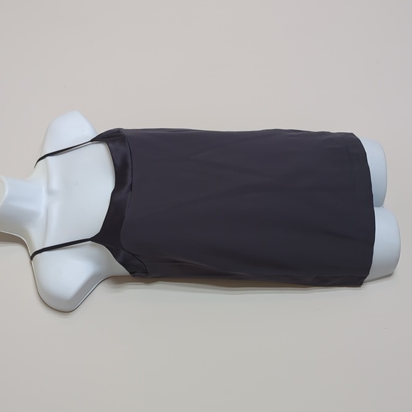 Banana Republic Dark Grey Camisole Stretch Nylon Adjustable Straps Size Large - Picture 2 of 9